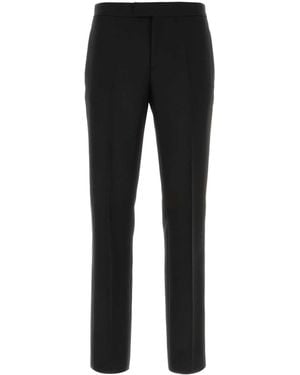 Versace Wool Blend Pant - Black