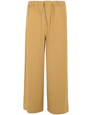 Marni Virgin Wool Blend Pants - Natural