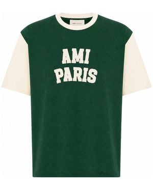 Ami Paris Clothing T-Shirt - Green