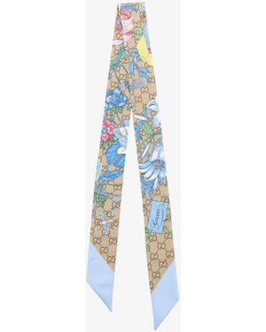 Gucci Silk Bandeau - Blue