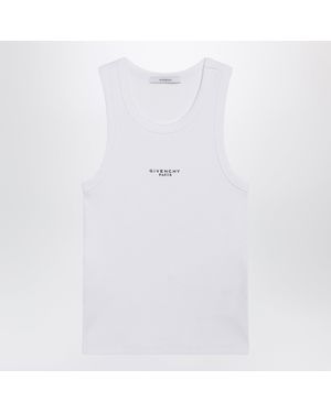 Givenchy Slim-Fit Tank Top With Logo - White