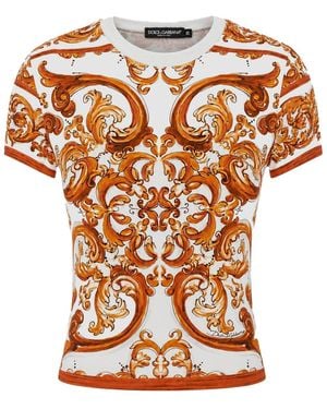 Dolce & Gabbana Dolce&Gabbana Clothing T-Shirt - Orange