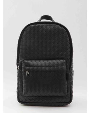 Bottega Veneta Intrecciato Backpack - Black