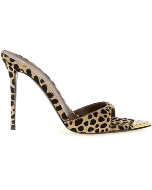 Giuseppe Zanotti 'Intriigo Savage' Mules - Metallic