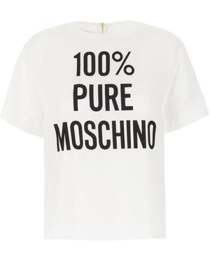 Moschino Clothing Coats - White