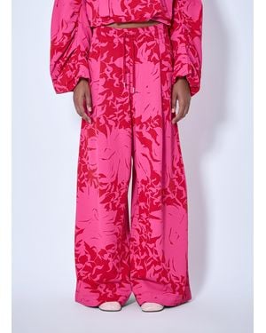 Dries Van Noten Hadium Cotton Jersey Sweatpants - Pink