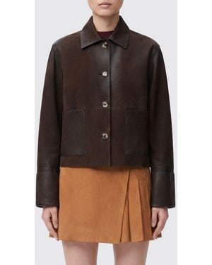 Loewe Suede Lambskin Jacket - Brown