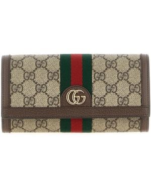 Gucci 'Ophidia' Wallet On Chain - Gray