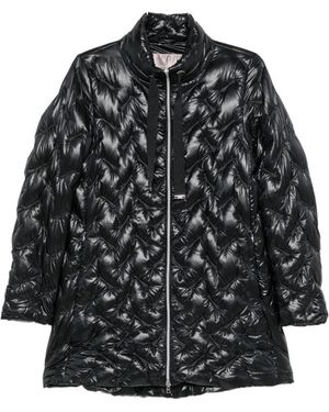 Herno Quilted Midi Down Jacket - Black