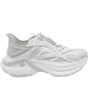 Fendi F-Light Sneakers - Gray