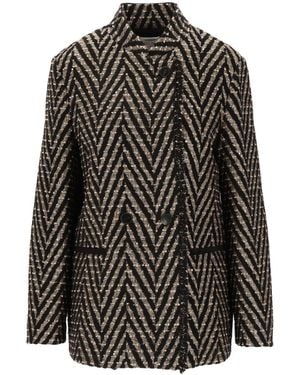 forte_forte Forte_Forte Oversized Jacket - Black