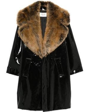 Saint Laurent Coats - Black