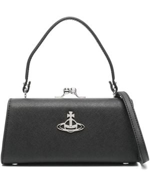 Vivienne Westwood Doll Xl Frame Purse - Black