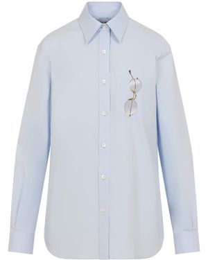 Moschino Fantasy Cotton Shirt - Blue