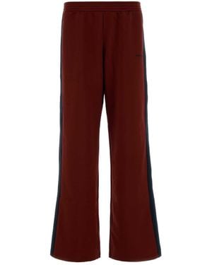 McQueen Burgundy Polyester Blend Sweatpants - Red