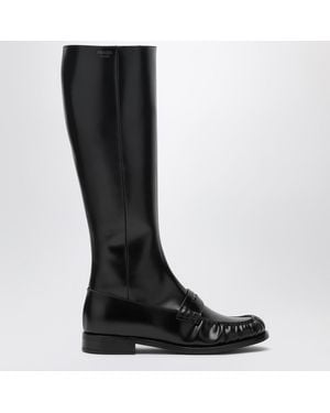 Prada Penny Boots - Black