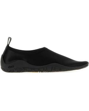 Jil Sander Elbe Fabric Slip-On Slippers - Black
