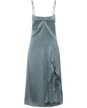 Acne Studios Viscose Midi Dress - Blue
