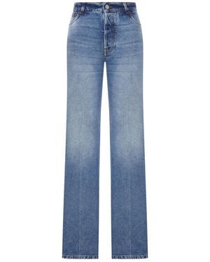 Miu Miu Straight Leg Denim Jeans Medium Wash - Blue