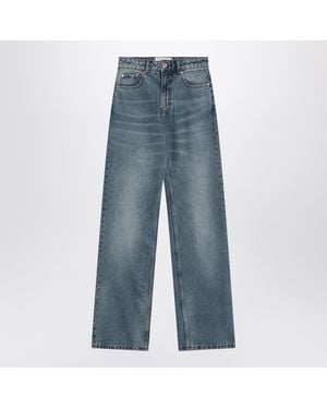 Ami Paris Wide-Leg Jeans - Blue