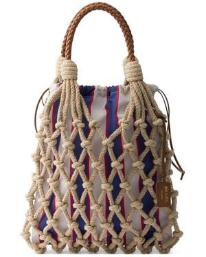 Prada Neutrals Tote Bags - Multicolor