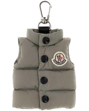 Moncler Vest Key Ring - Gray