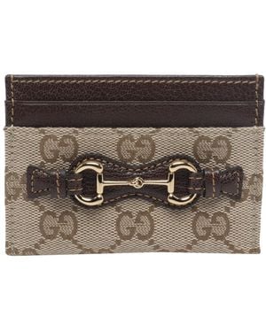 Gucci Horsebit Cards Holder - Metallic
