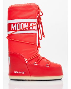 Moon Boot Icon Snow Boots - Red
