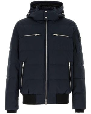 Moose Knuckles Polyester Cloud Bomber Down Jacket - Blue