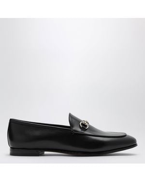 Gucci Leather Jordaan Loafer - Black