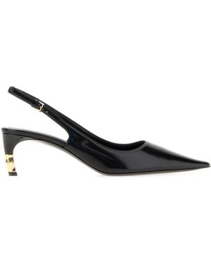 Gucci Leather Castello Pumps - Black