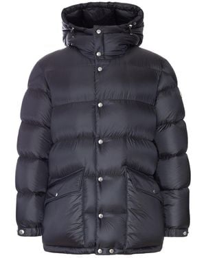Moncler Orelith Long Down Jacket With Hood - Blue