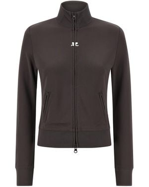 Courreges 'Tracksuit' Sweatshirt - Black
