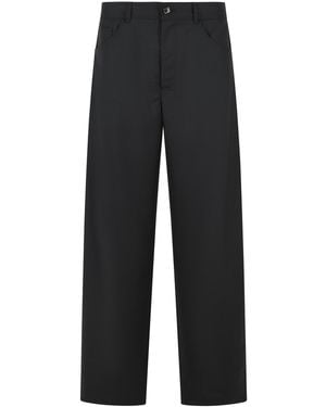 Séfr 'Gino' Wool Blend Pants - Black