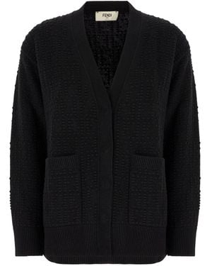 Fendi Clothing Knitwear - Black