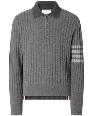 Thom Browne Polo Shirts - Gray