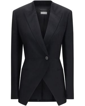 Givenchy Cut-Out Double-Breasted Blazer - Black