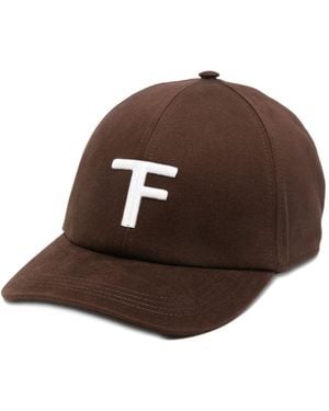 Tom Ford Cotton Baseball Cap - Brown