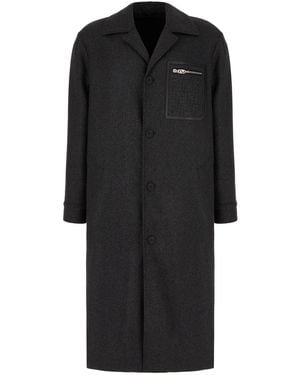 Fendi Clothing Coats - Black