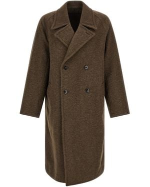 Lemaire 'Soft' Coat - Brown