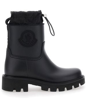 Moncler Kick Stream Rain Boots - Black