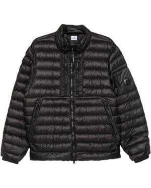C.P. Company Short Down Jacket - Black