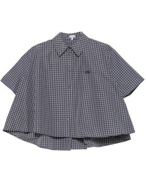 Loewe Cotton Trapeze Shirt - Gray