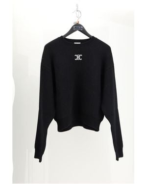 Celine Crewneck Sweater - Black