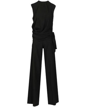 Alaïa Alaã¯A Draped Jumpsuit - Black