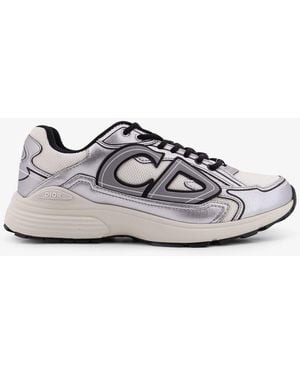 Dior Dior B30 Microfiber Mesh And Technical Fabric Low-Top Sneakers - White