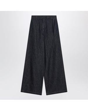 Dries Van Noten Dark Wide-Leg Jeans - Black