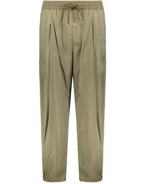 Herno Drawstring Elastic Waist Pants - Green
