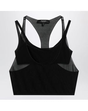 Gucci Lightweight Crãªpe Jersey Bralette Set - Black