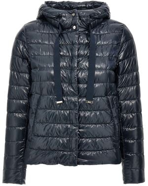 Herno Nylon Short Down Jacket - Black